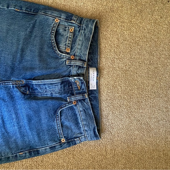 Topshop Editor Ripped Straight Jeans size 25. - Picture 4 of 7
